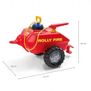 MILLY MALLY Cisternový voz s pumpou a striekačkou Rolly Toys Vacumax Fire červená
