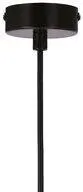 Závesná lampa Kolo čierna+béžová 1x40W E27
