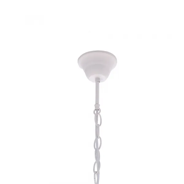 Závesná lampa ROZANO biela 3x40W E27 kvetinové tienidlo