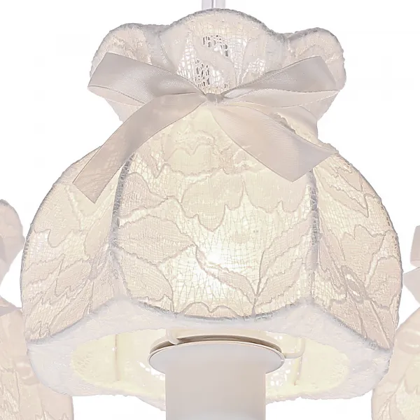 Závesná lampa ROSSINI biela 3x40W E27 biele tienidlo