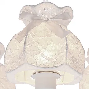 Závesná lampa ROSSINI biela 3x40W E27 biele tienidlo