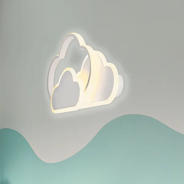 LED stropné svietidlo Stropné svietidlo Clouds 24W 2800–6500K s diaľkovým ovládaním, biele tienidlo, nastaviteľná farba svetla, detská izba, obývačka