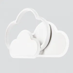 LED stropné svietidlo Stropné svietidlo Clouds 24W 2800–6500K s diaľkovým ovládaním, biele tienidlo, nastaviteľná farba svetla, detská izba, obývačka