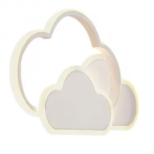 LED stropné svietidlo Stropné svietidlo Clouds 24W 2800–6500K s diaľkovým ovládaním, biele tienidlo, nastaviteľná farba svetla, detská izba, obývačka