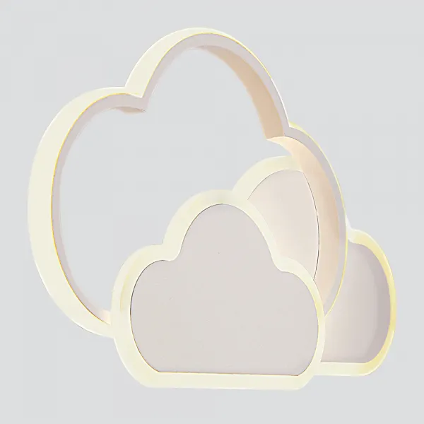 LED stropné svietidlo Stropné svietidlo Clouds 24W 2800–6500K s diaľkovým ovládaním, biele tienidlo, nastaviteľná farba svetla, detská izba, obývačka