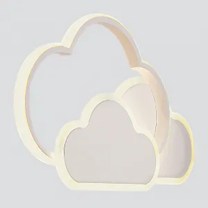 LED stropné svietidlo Stropné svietidlo Clouds 24W 2800–6500K s diaľkovým ovládaním, biele tienidlo, nastaviteľná farba svetla, detská izba, obývačka
