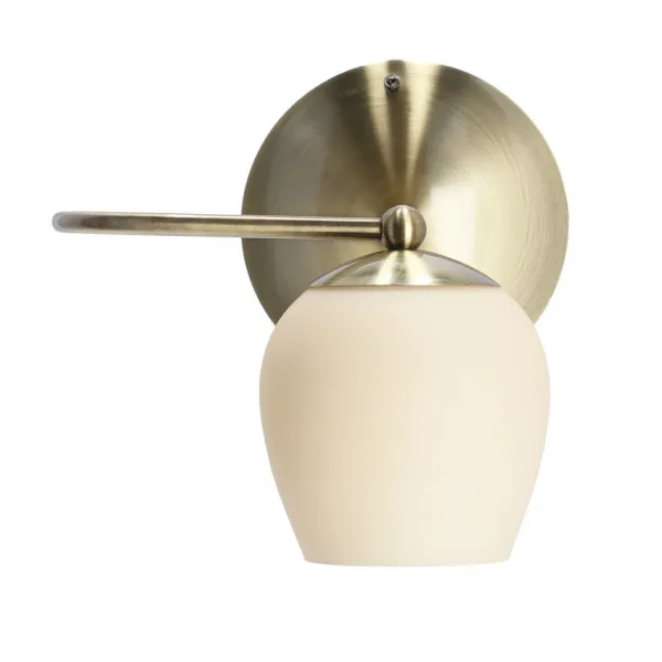 Nástenná lampa Serano patina 1x60W E27 krémové tienidlo