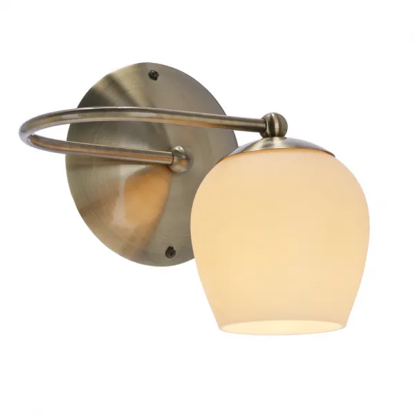 Nástenná lampa Serano patina 1x60W E27 krémové tienidlo
