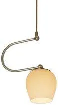 Závesná lampa Serano patinovaná 1x60W E27 krémové tienidlo