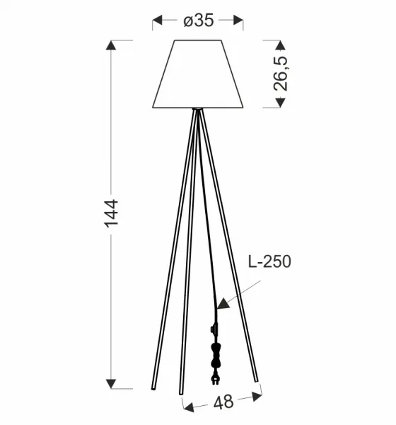 Stojaca lampa PLATINO čierna 1x40W E27 strieborné tienidlo