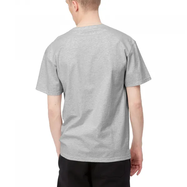 Carhartt WIP Chase Tee "Ash Heather Gold" (I026391-00JXX)