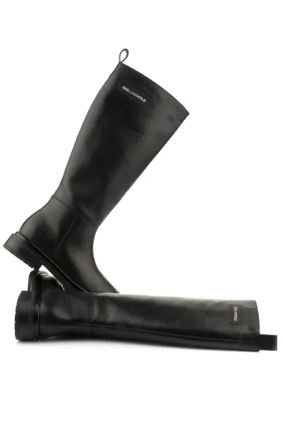 Čižmy Karl Lagerfeld Binky High Leg Boot Black Lthr