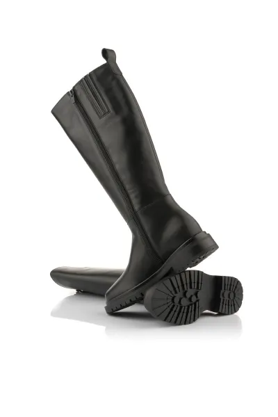 Čižmy Karl Lagerfeld Binky High Leg Boot Black Lthr