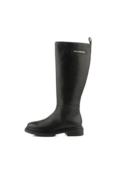 Čižmy Karl Lagerfeld Binky High Leg Boot Black Lthr