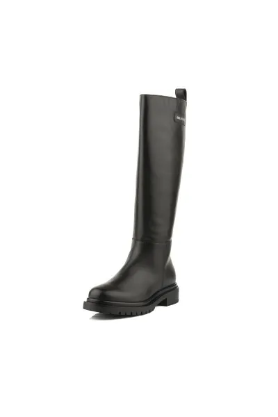 Čižmy Karl Lagerfeld Binky High Leg Boot Black Lthr