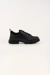 Topánky Na Platforme Karl Lagerfeld Jeans Trekka Mens Hiker Lace Shoe Black Lthr