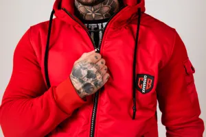 Pánska mikina CIPO & BAXX CL552 RED Farba: Červená, Konfekčná veľkosť: M