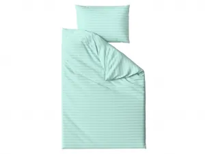 Hotelové obliečky z mikrovlákna JASMINE mentolové - prúžok 2 cm Rozmer obliečok: 70 x 90 cm | 140 x 220 cm
