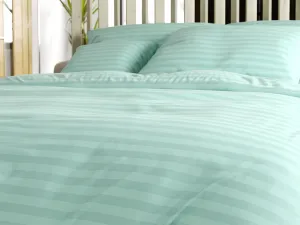 Hotelové obliečky z mikrovlákna JASMINE mentolové - prúžok 2 cm Rozmer obliečok: 70 x 90 cm | 140 x 220 cm