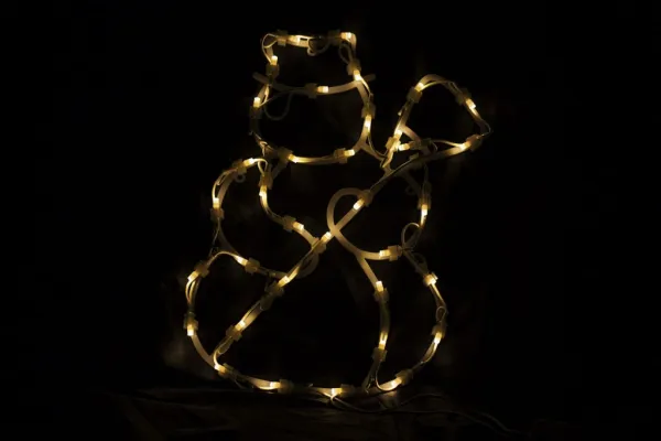 Vianočná LED dekorácia do okna - SNEHULIAK - 40 cm