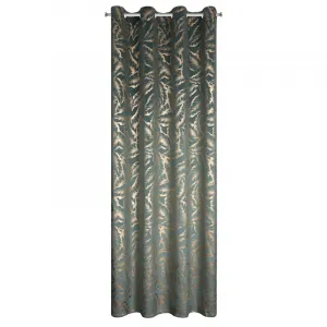 Hotový záves MILENA mätový / šampanské - na priechodkách