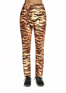 Bas Bleu Women's sweatpants COOL straight leg and animal print