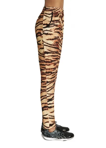 Bas Bleu Women's sweatpants COOL straight leg and animal print