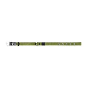Bavlnený reflexný obojok dvojvrstvový, Obvod krku: dĺžka: 41-53 cm, širka: 25 mm