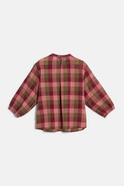 Blúzka Woolrich Gauzy Baloon Sleeves Blouse Pink Buffalo