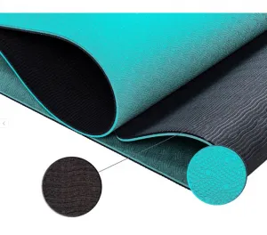 Fitness podložka na jogu 190 × 100 × 0,6 cm tyrkysová