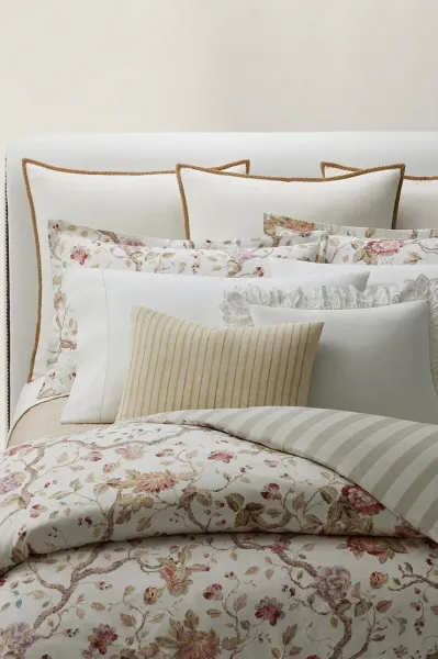 Bavlnená obliečka na prikrývku Ralph Lauren ELSIE Cream 140 x 200 cm