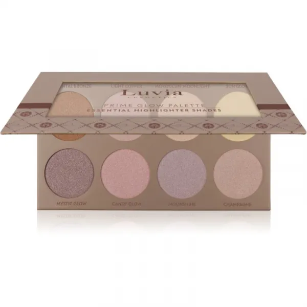 Luvia Cosmetics Prime Glow Vol. 1 paleta rozjasňovačov 8x3,3 g