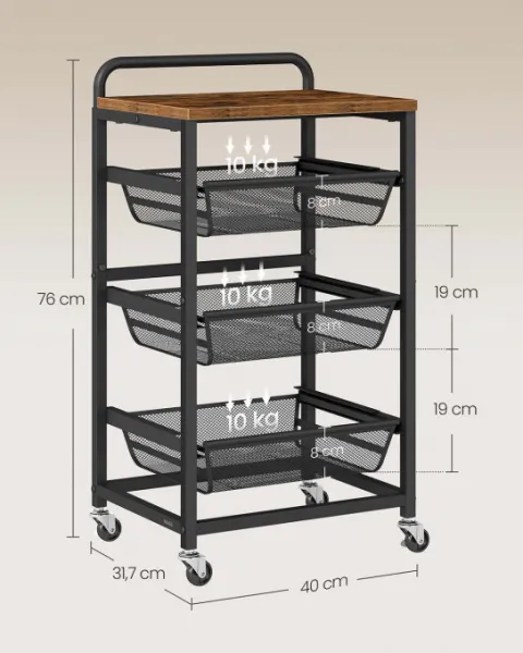 Servírovací stolík LRC040K01