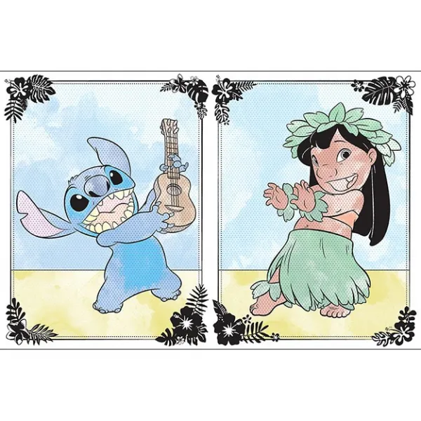 JiriModels Maľuj vodou A4 Lilo & Stitch