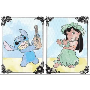 JiriModels Maľuj vodou A4 Lilo & Stitch