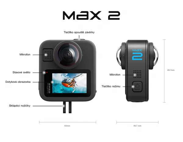 GoPro MAX 2 Accessories Bundle CHDFZ-311-RW
