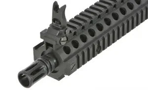 Airsoftový elektrický samopal S&T M4 Daniel Defense MK18 MOD1 kal. 6mm BB – čierny