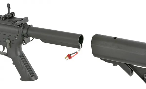 Airsoftový elektrický samopal S&T M4 Daniel Defense MK18 MOD1 kal. 6mm BB – čierny