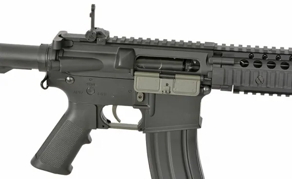 Airsoftový elektrický samopal S&T M4 Daniel Defense MK18 MOD1 kal. 6mm BB – čierny