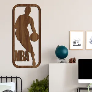 Drevený obraz - Logo NBA