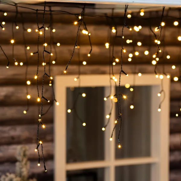 Haushalt international Světelný závěs Ledový déšť, 360 LED