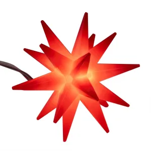 Haushalt International LED Světelný řetěz Star, červený