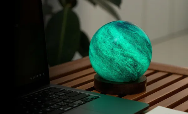 Lampa AstraGlass RGB, viac variant - Gingko Varianta: Polar Cloud - malá