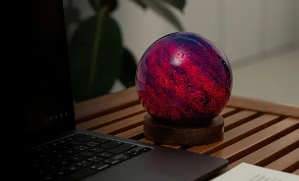 Lampa AstraGlass RGB, viac variant - Gingko Varianta: Polar Cloud - malá