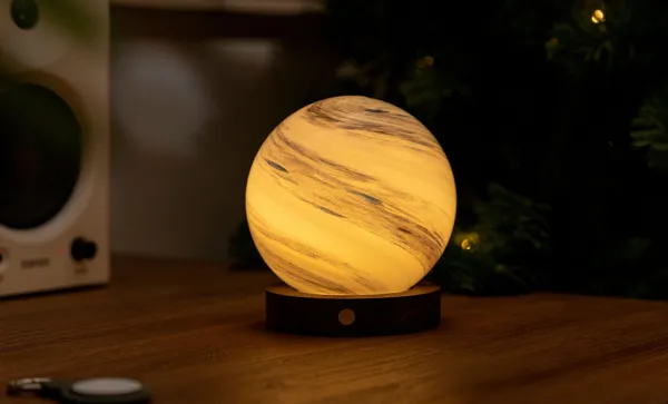 Lampa AstraGlass RGB, viac variant - Gingko Varianta: Polar Cloud - malá