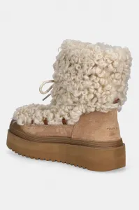 Snehule Tory Burch Mellow Shearling Lace Up Boot