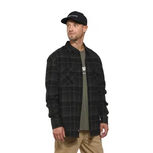 HORSEFEATHERS Vodoodpudivá technická košeľa Dough - anthracite BLACK velikost S