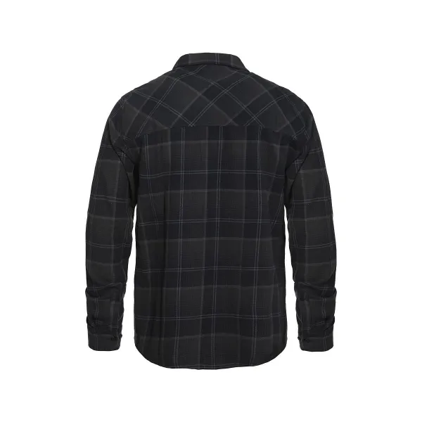 HORSEFEATHERS Vodoodpudivá technická košeľa Dough - anthracite BLACK velikost S