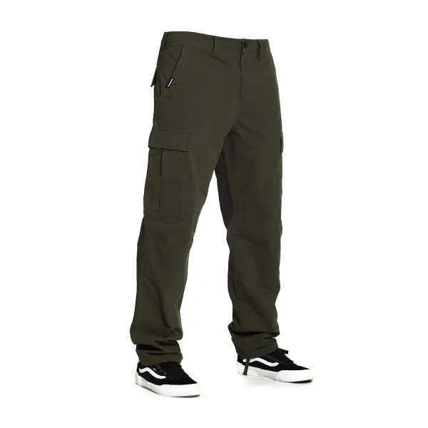 HORSEFEATHERS Nohavice Captain II - khaki GREEN velikost 36