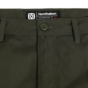 HORSEFEATHERS Nohavice Captain II - khaki GREEN velikost 36